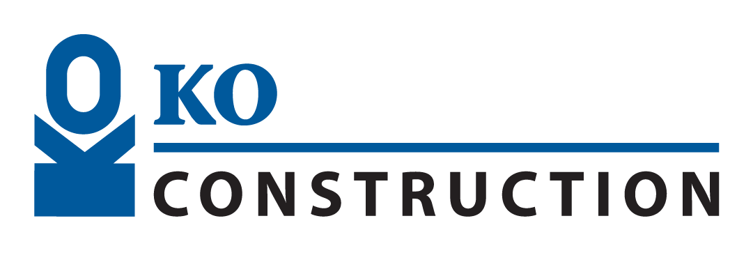 KO Construction company logo